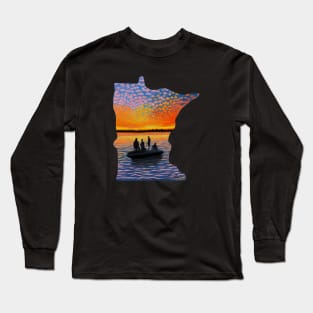 Lake Life Minnesota Long Sleeve T-Shirt